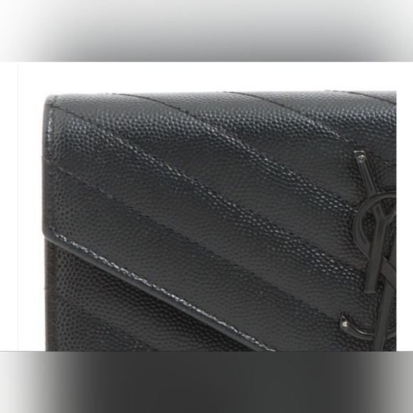 Authentic Saint Laurent Chevron Wallet - Picture 12 of 15